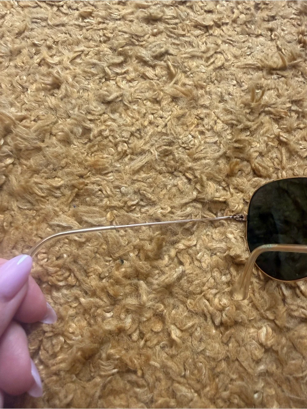 Ray-Ban Aviator RB3025 W3234 Gold Green Lens Unisex Sunglasses